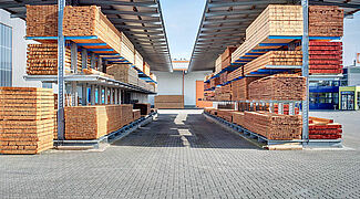 Dwustronne regały wspornikowe